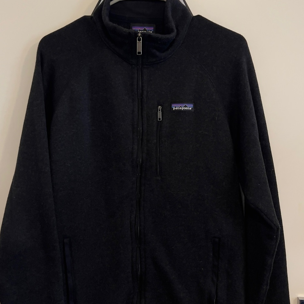 Patagonia Better Sweater Black Fleece Jacket Medium